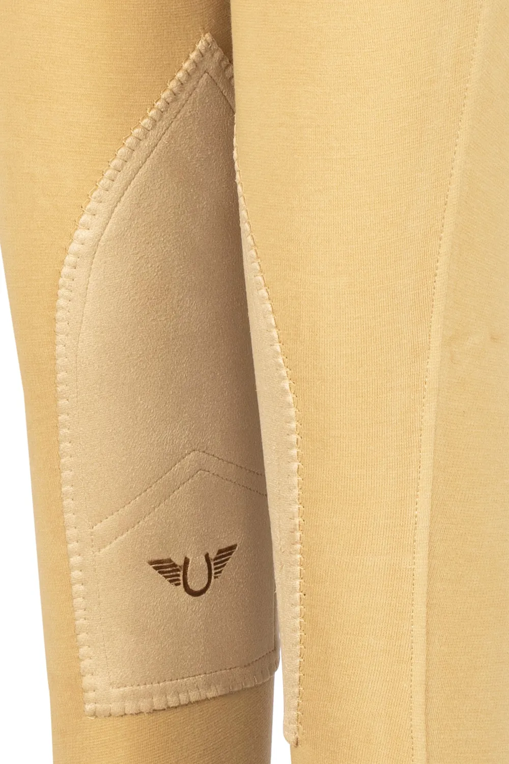 TuffRider Patrol Light jongens jodhpurs beige katoen kniegrip
