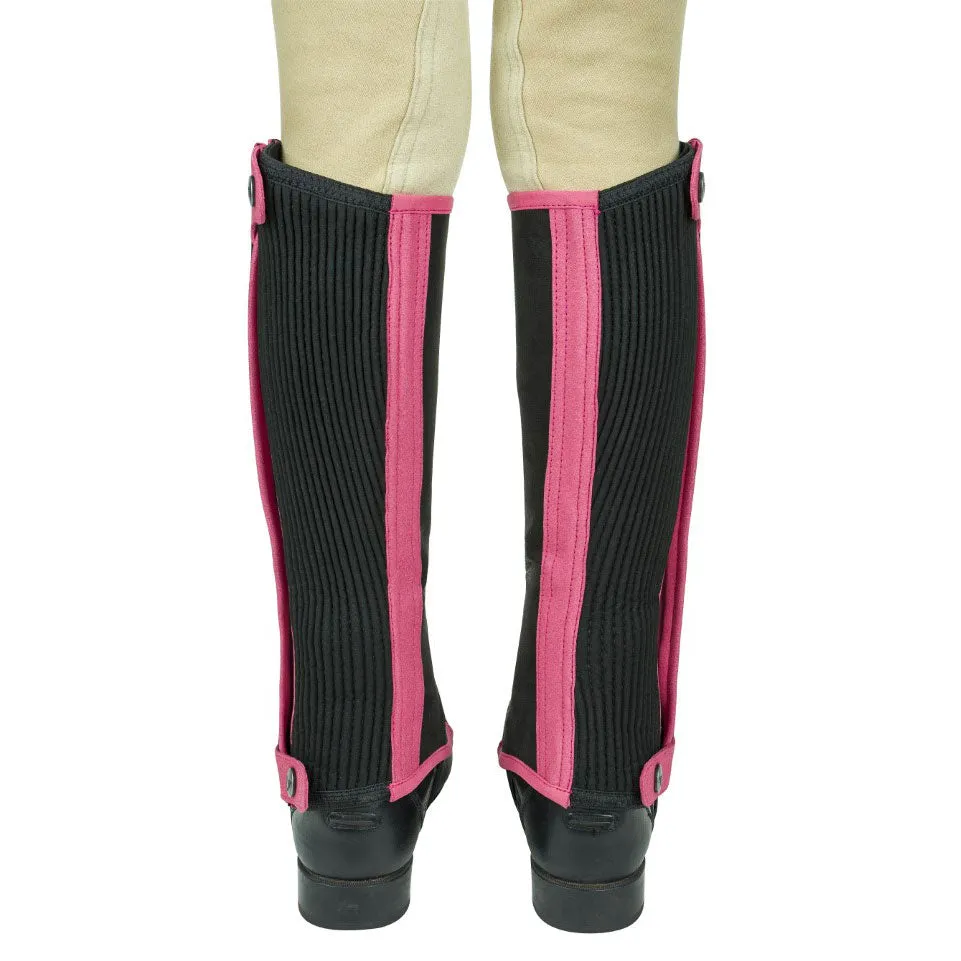 TuffRider Keeneland kinder halve chaps lichtblauw navy