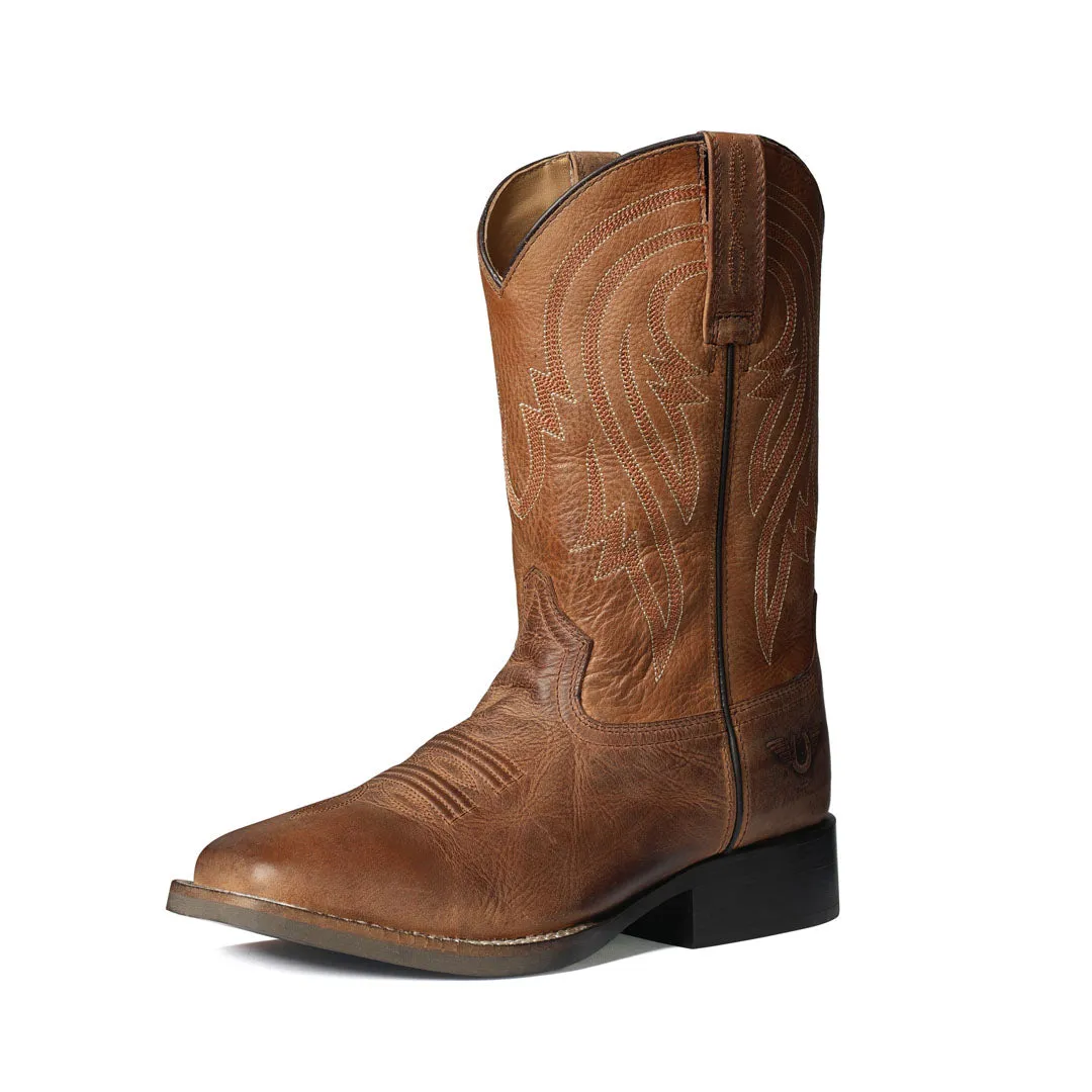 TuffRider Wyatt westernlaars heren bruin vollnerf leer