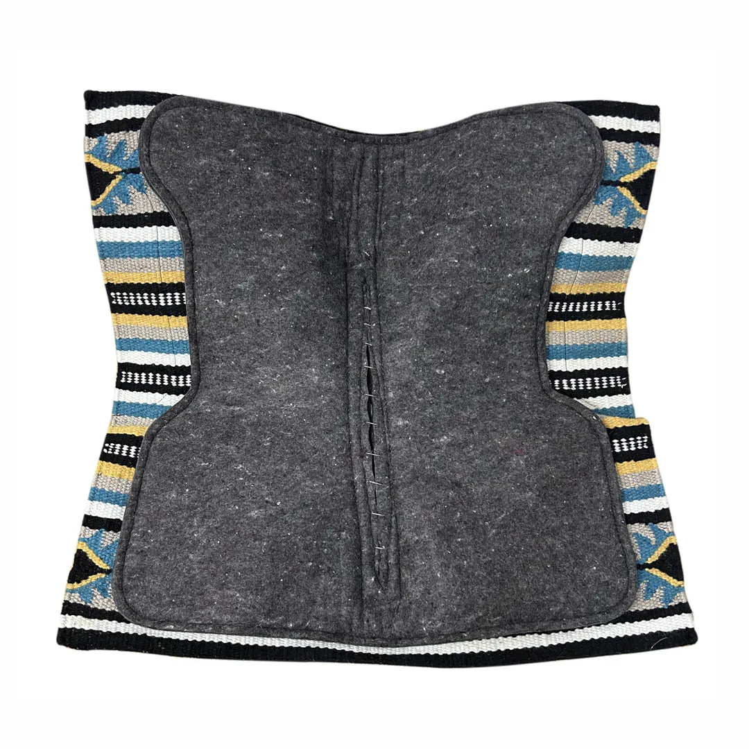 TuffRider Single Weave C001 western zadelpad 34x36 multi wol