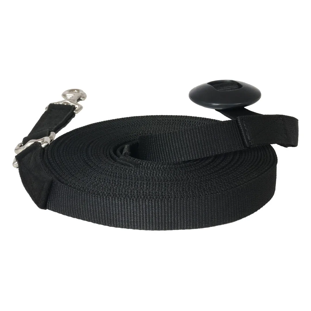 TuffRider Pro Control longeerlijn 35ft zwart