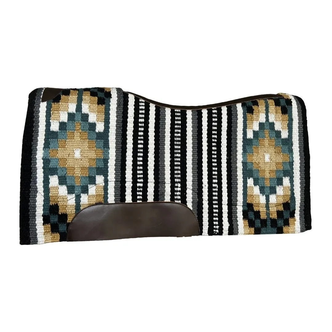 TuffRider Stripe western zadeldek Jade 34x36 wolmix