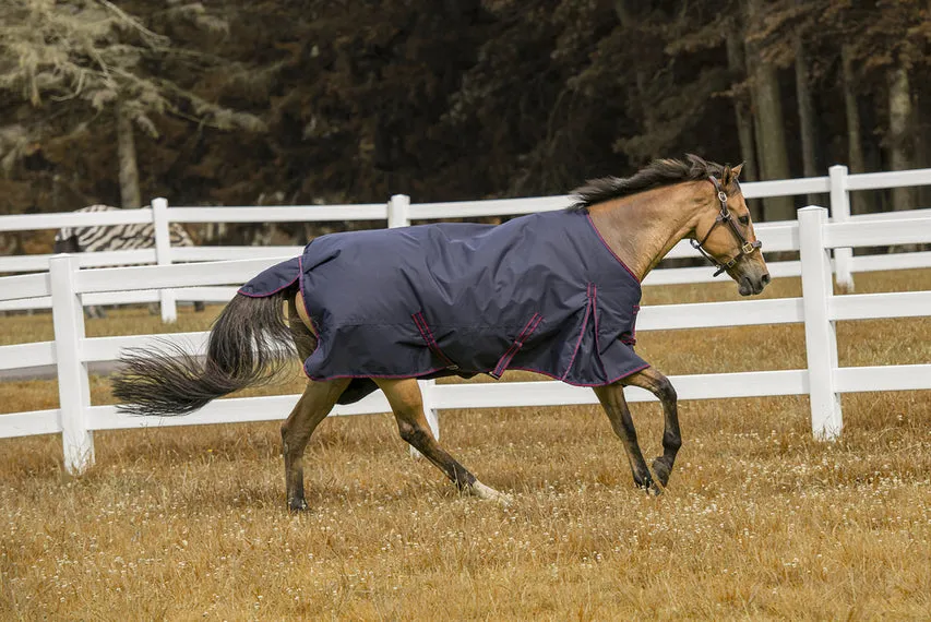TuffRider Comfy Winter turnout deken 200g navy 1200D ripstop