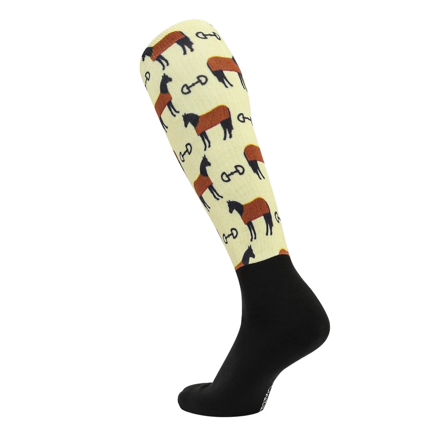 Equine Couture OTC laarssokken Autumn Vibes print