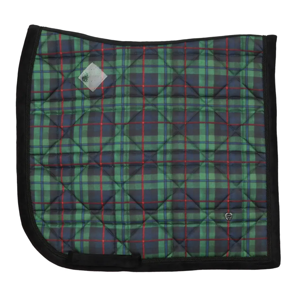 Dapplebay Holiday Plaid dressuurdek groen Full ruit