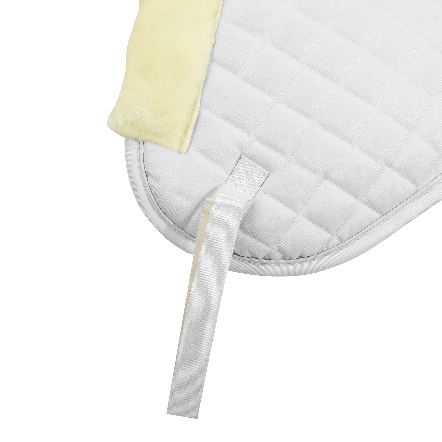 Equine Couture Hi Wither bontpad wit STD hoge schoft