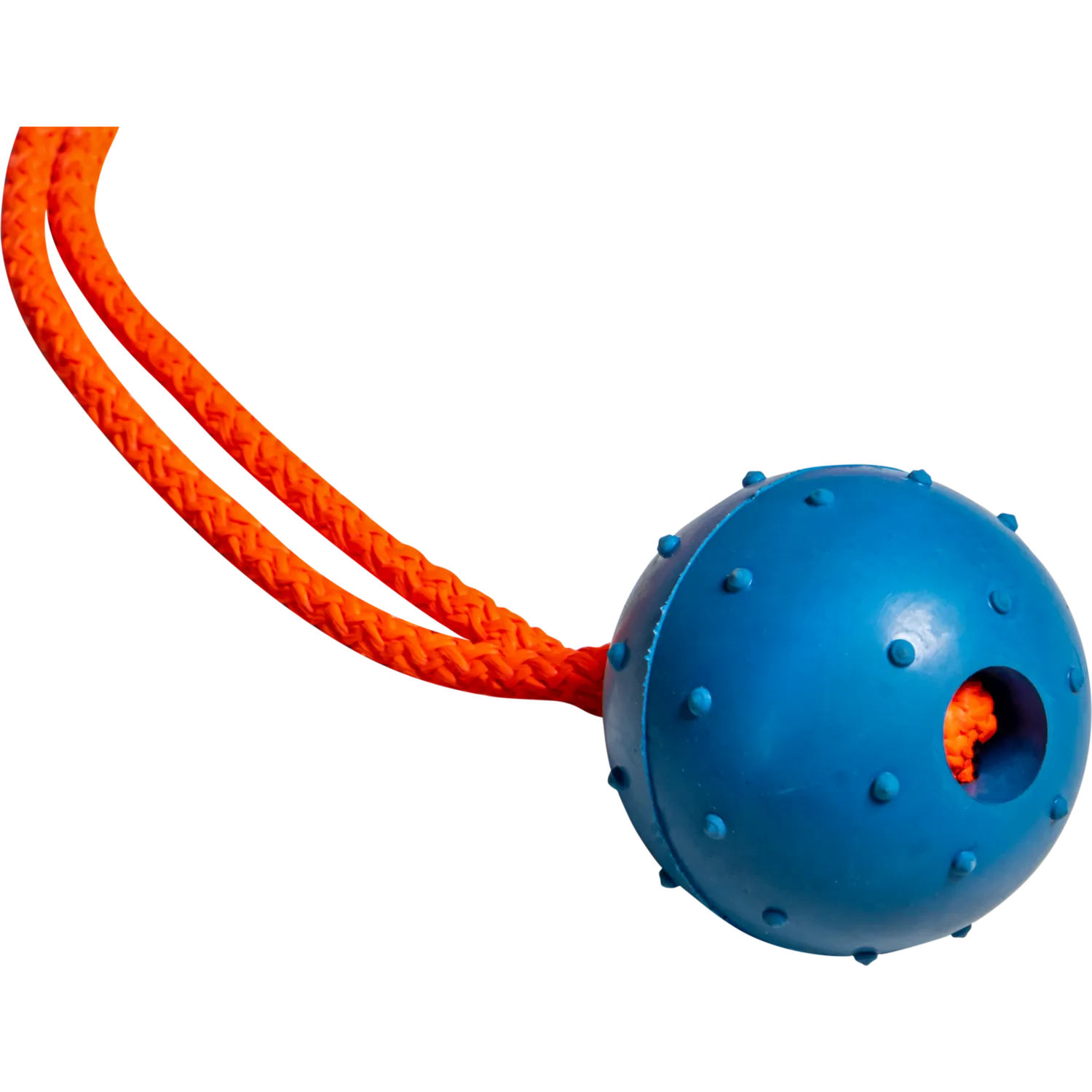 HS Sprenger Gummibal hondenspeelgoed oranje 7,5 cm
