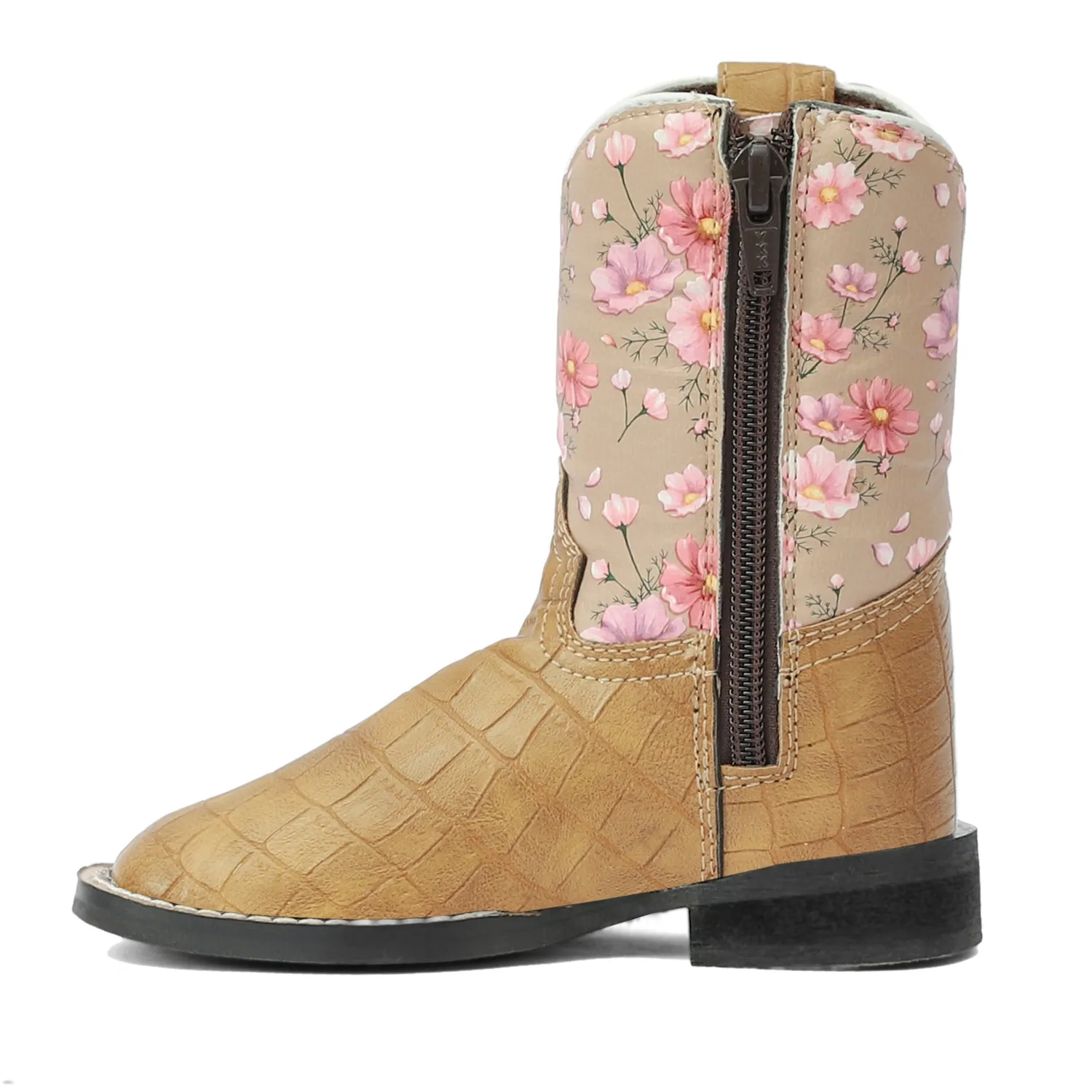 TuffRider Dunes peuter westernlaarzen tan bloemen