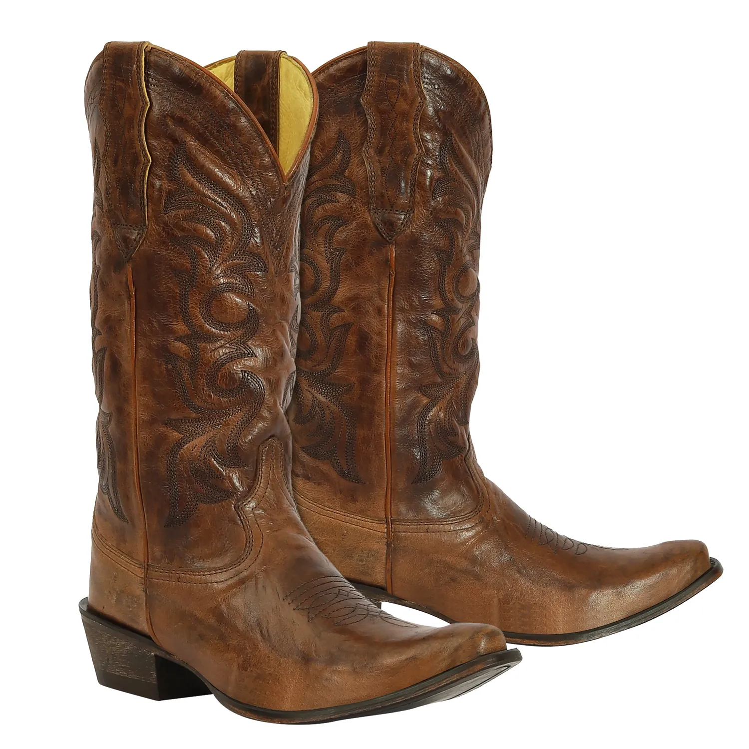 TuffRider Cowtown Mid Height Western Laarzen Zwart Leer