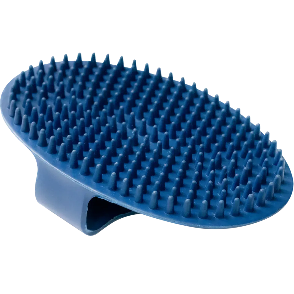HS Sprenger Striegel roskam rubber blauw 150x100 mm
