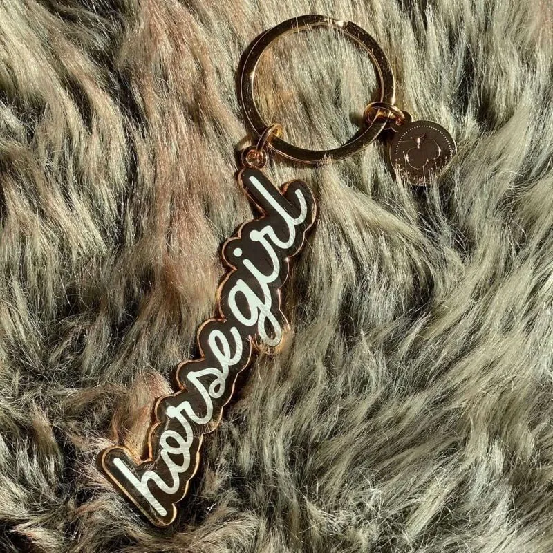 Dapplebay Horse Girl sleutelhanger paardenmotief