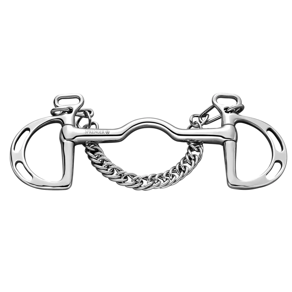 HS Sprenger Springkandare 16 mm bit rechte stang