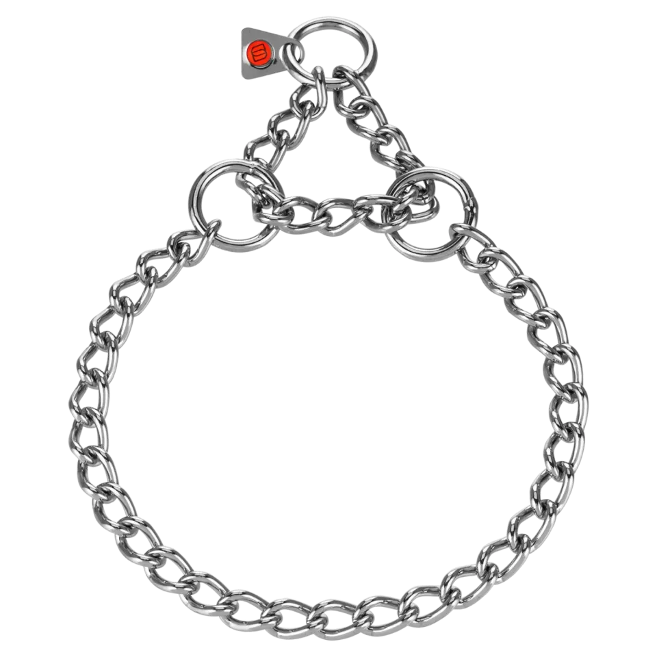 HS Sprenger halsketting hond rond RVS 3,0mm met doorloop