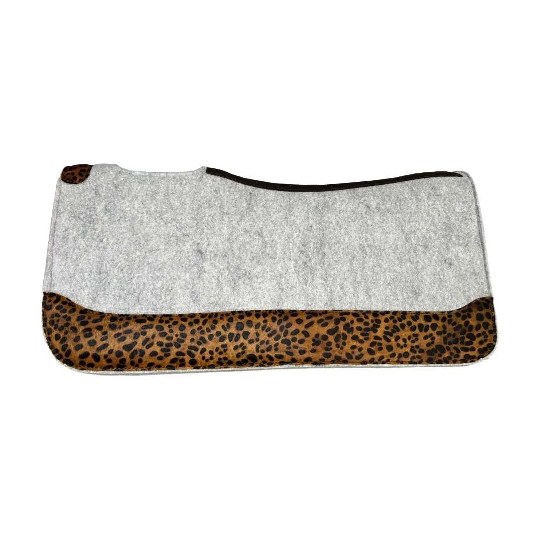 TuffRider Wildcat westernpad vilt 32x32 grijs 1 inch