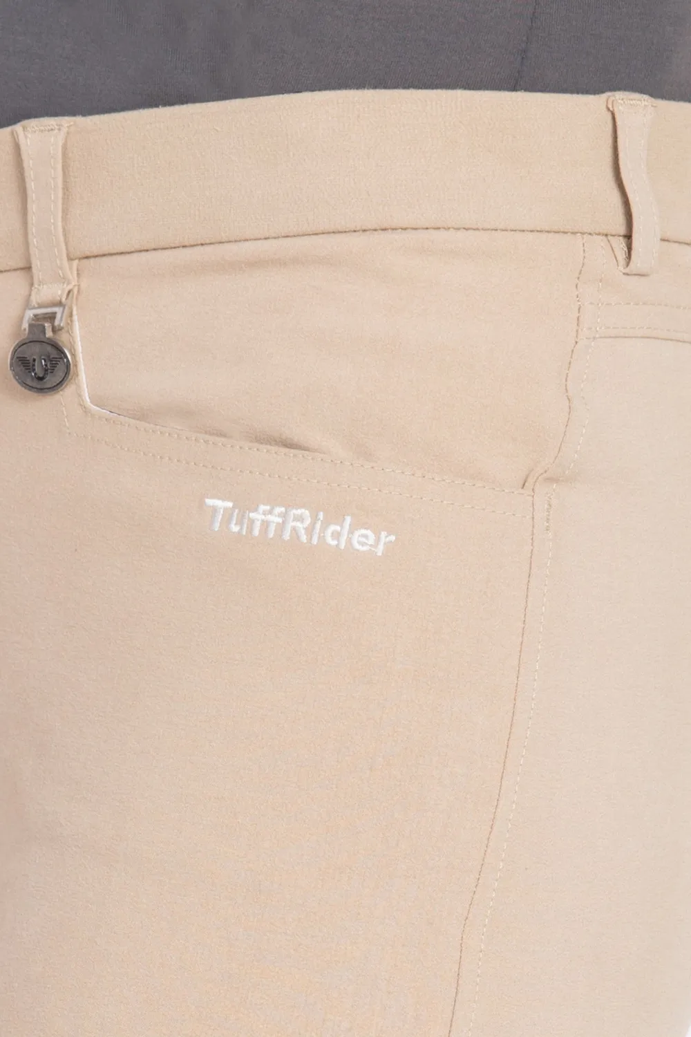 TuffRider Perfect dames rijbroek Black kniepatches