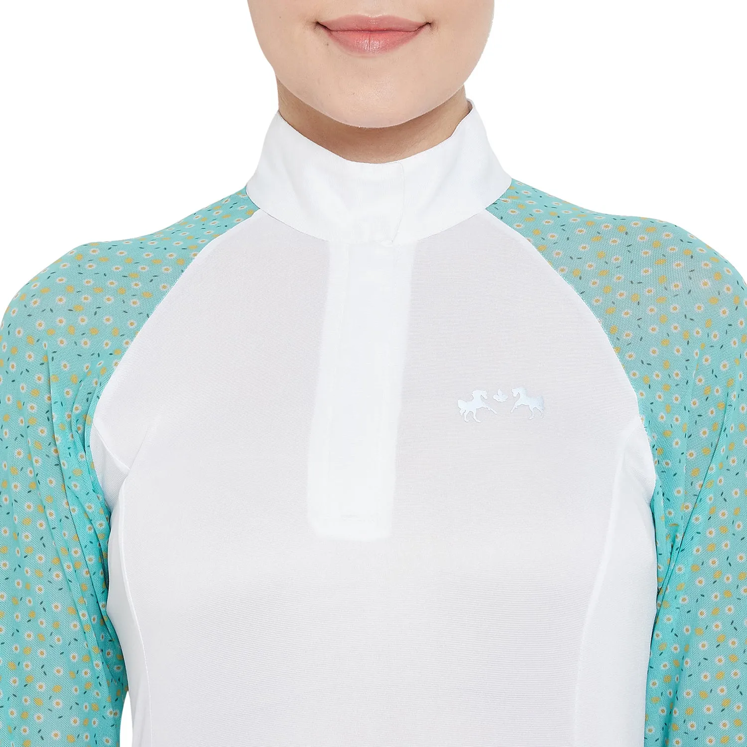 Equine Couture Smyrna showshirt lange mouw Daisy UV