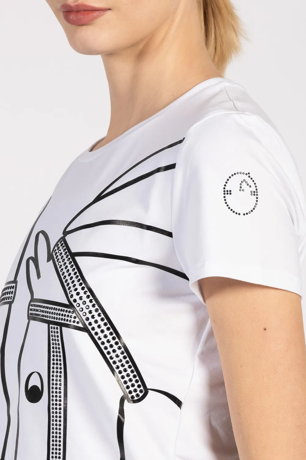 Vestrum Marbella dames T-shirt katoen paardenprint