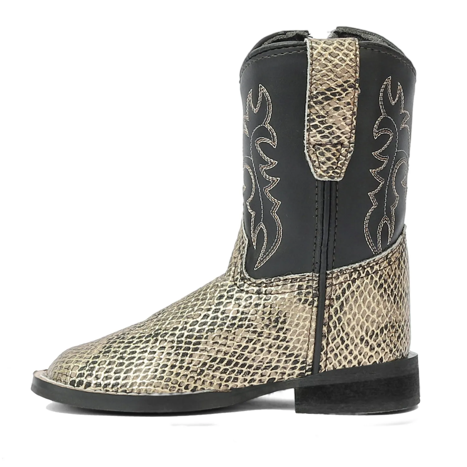 TuffRider Snake in Boot westernlaars zwart kind