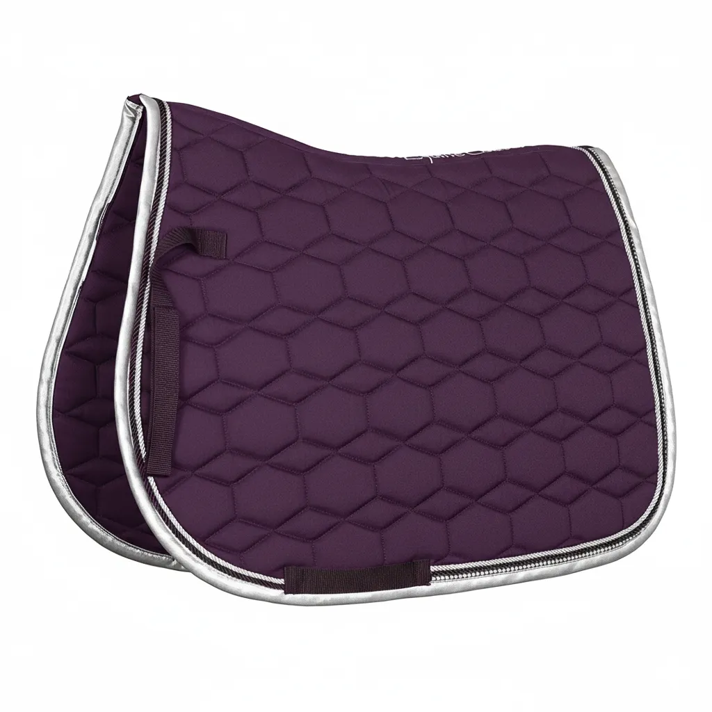 Equine Couture Elegance Rhinestone zadeldek zwart kristal