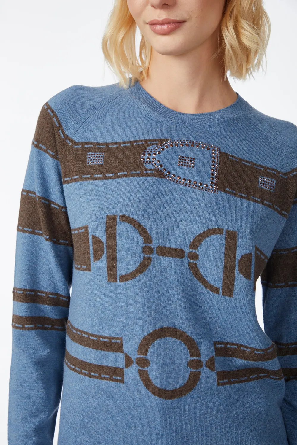 Vestrum Hanoi dames trui wol cashmere bit