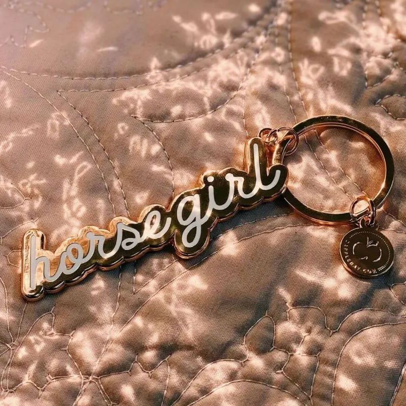 Dapplebay Horse Girl sleutelhanger paardenmotief