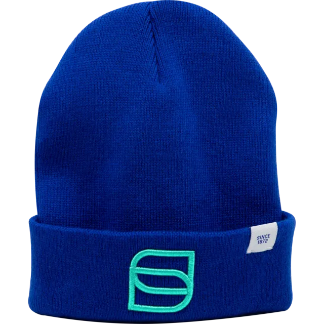 HS Sprenger Beanie muts dubbellaags gebreid zwart