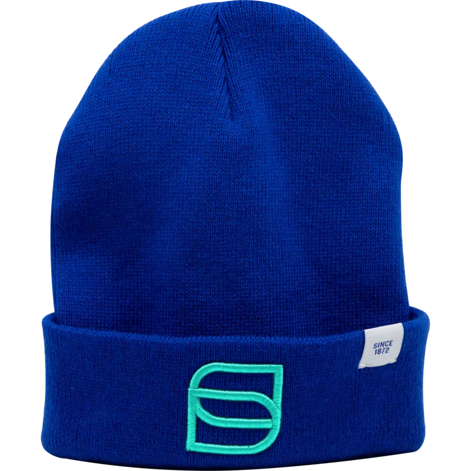 HS Sprenger Beanie muts dubbellaags gebreid zwart