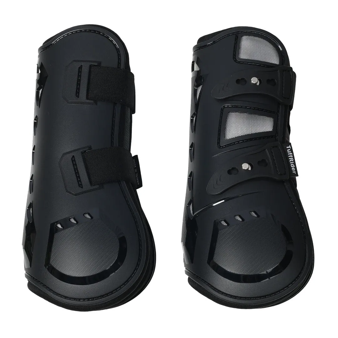 TuffRider Airflow Iron Man peesbeschermers zwart