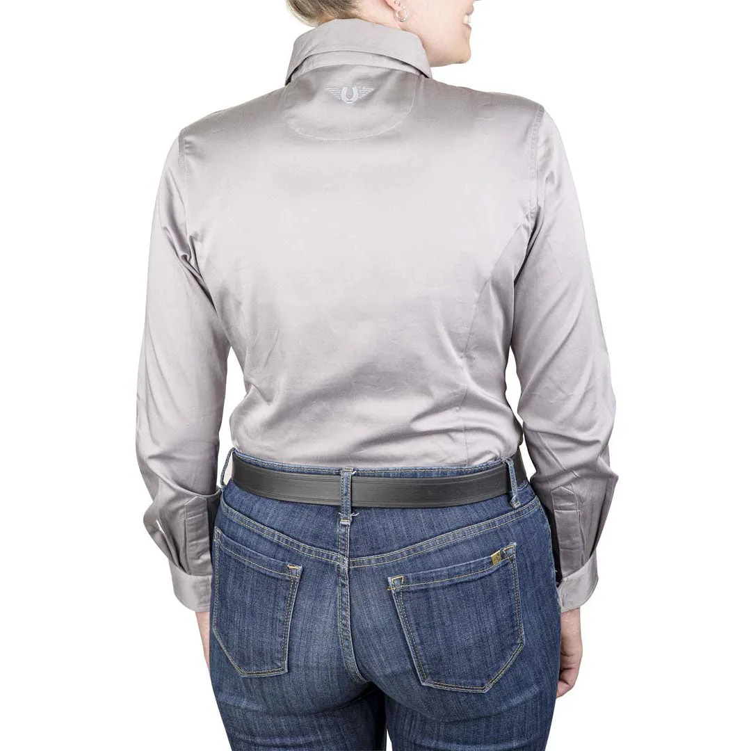 TuffRider Americana western blouse bordeaux dames stretch