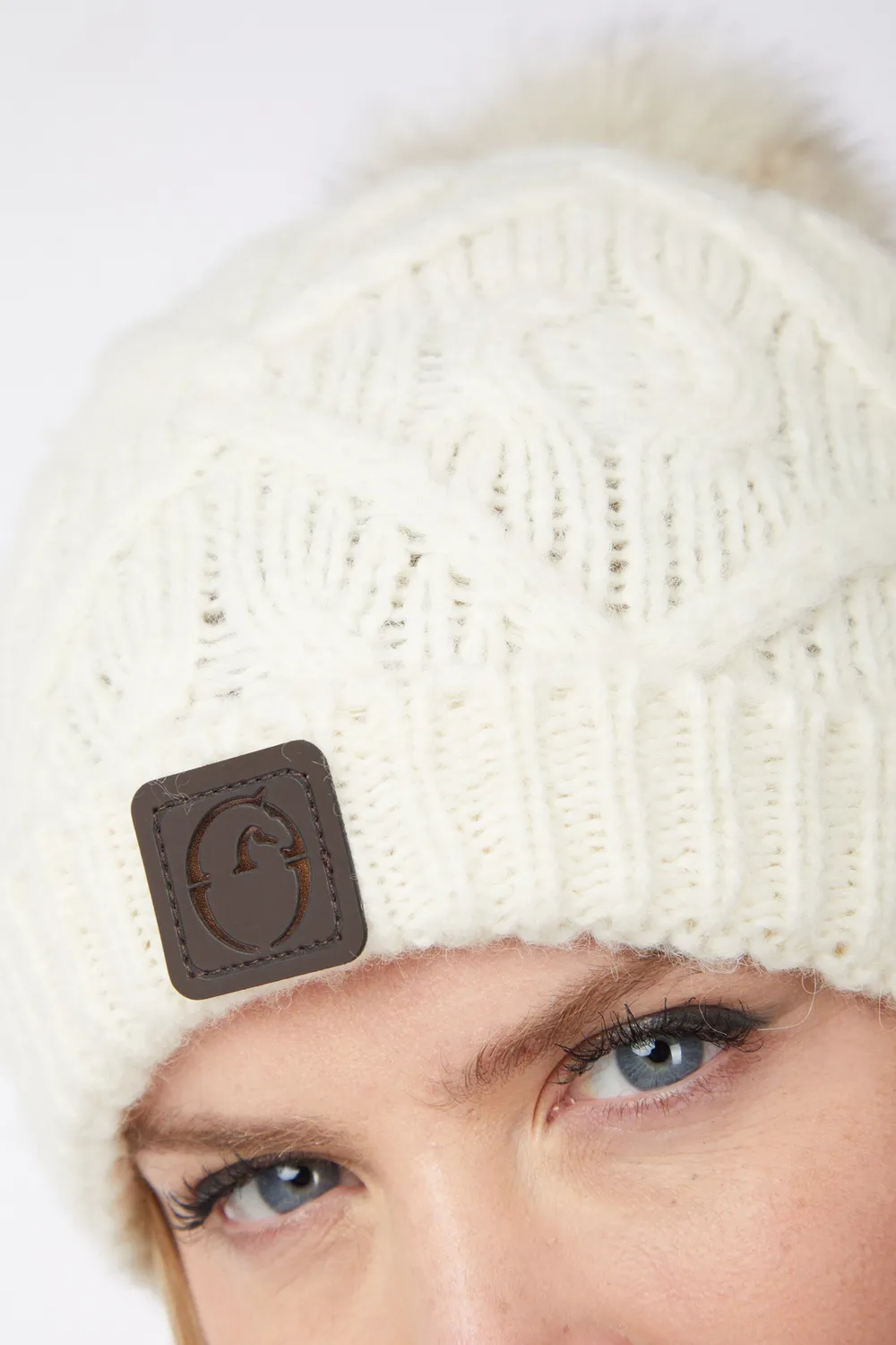 Vestrum Iseo wintermuts pompon echt bont