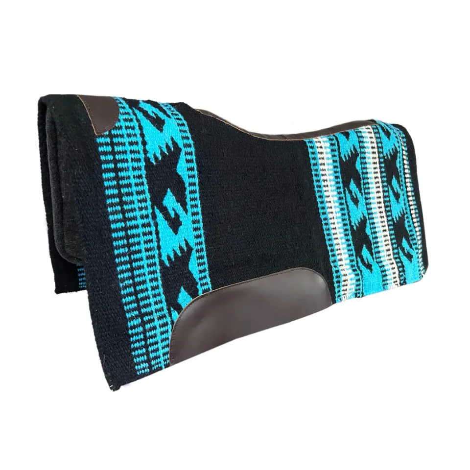 TuffRider Single Weave W001 western zadelpad wol Multi 34x36