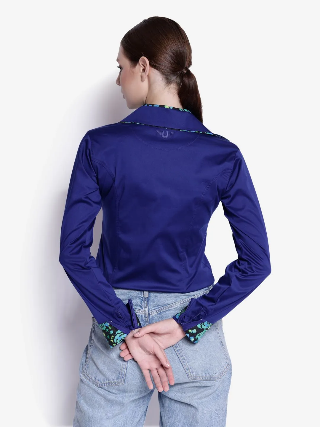 TuffRider Adey dames blouse plum lichte stof
