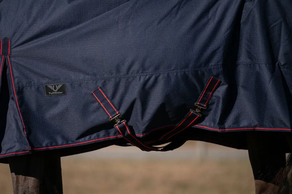 TuffRider 600D turnoutdeken 100g navy 75 waterdicht