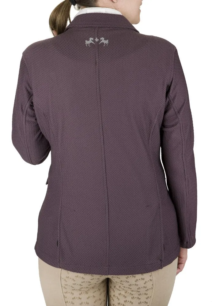 Equine Couture EquiVent 4-Snap wedstrijdjas zwart
