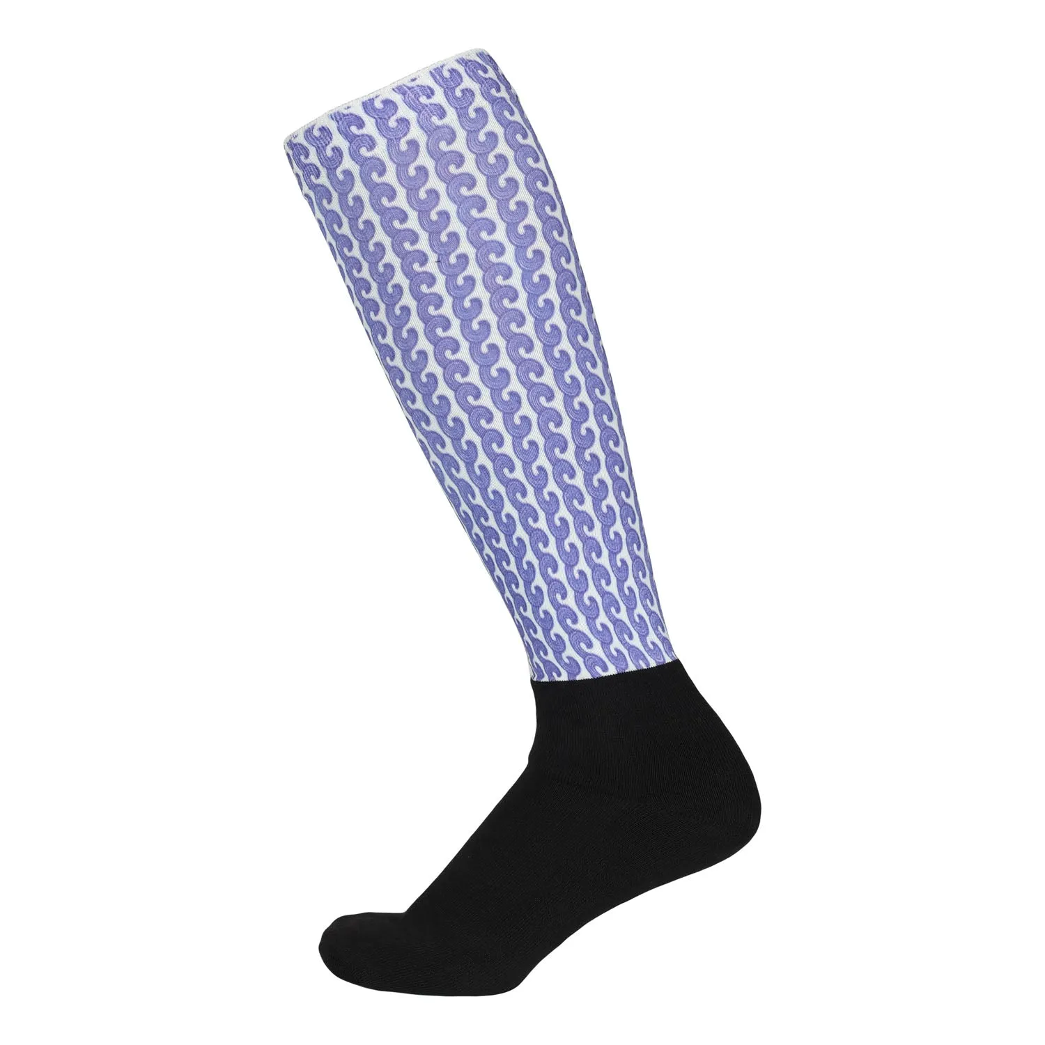 Equine Couture Lola rijsokken 3-pack blauw mix stretch