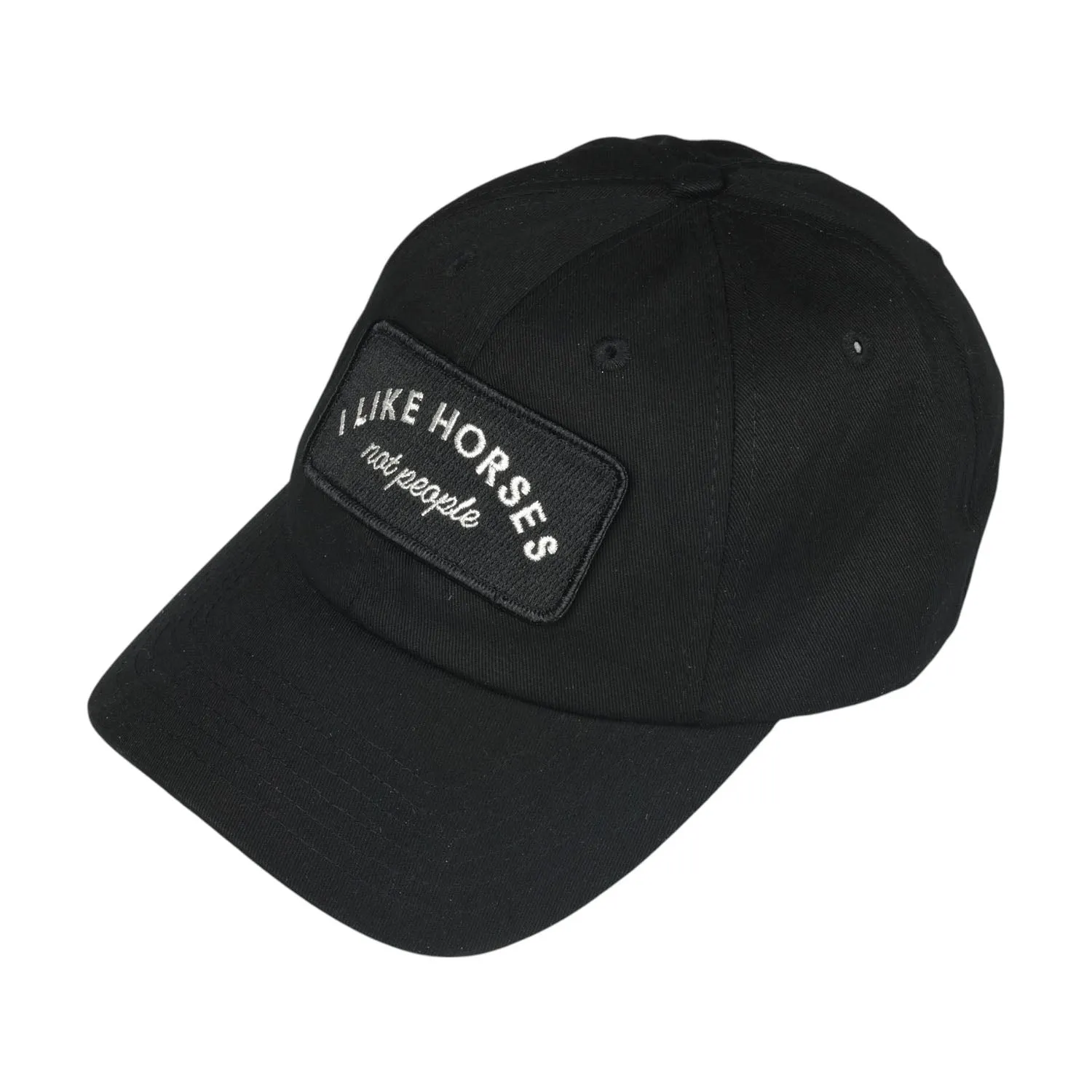 Dapplebay I Like Horses pet zwart one size