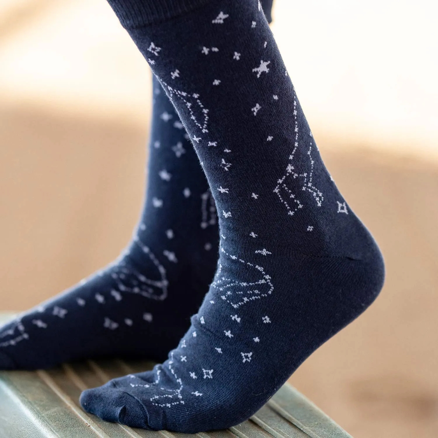 Dapplebay Constellation sokken navy one size knit crew