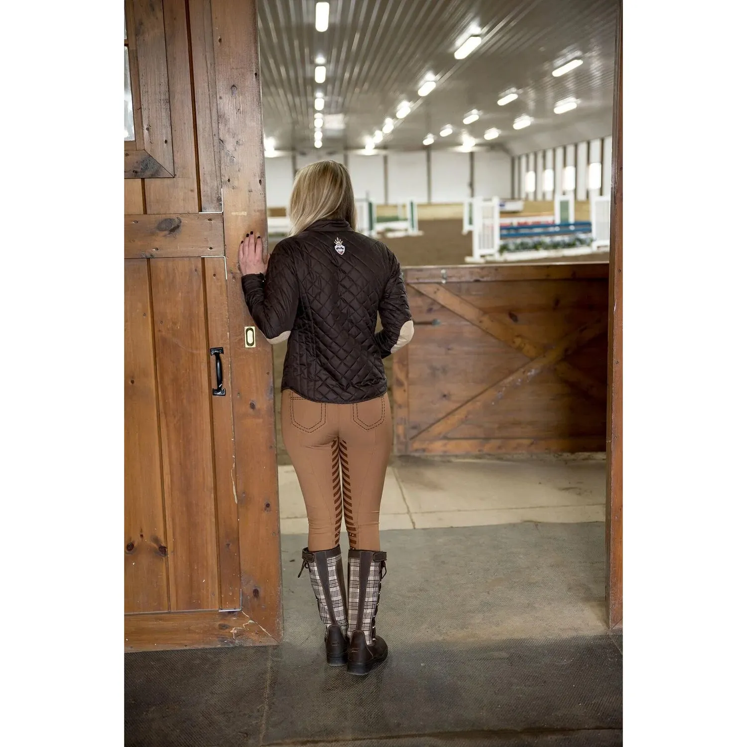 Equine Couture Nora dames rijbroek Safari kniepatches