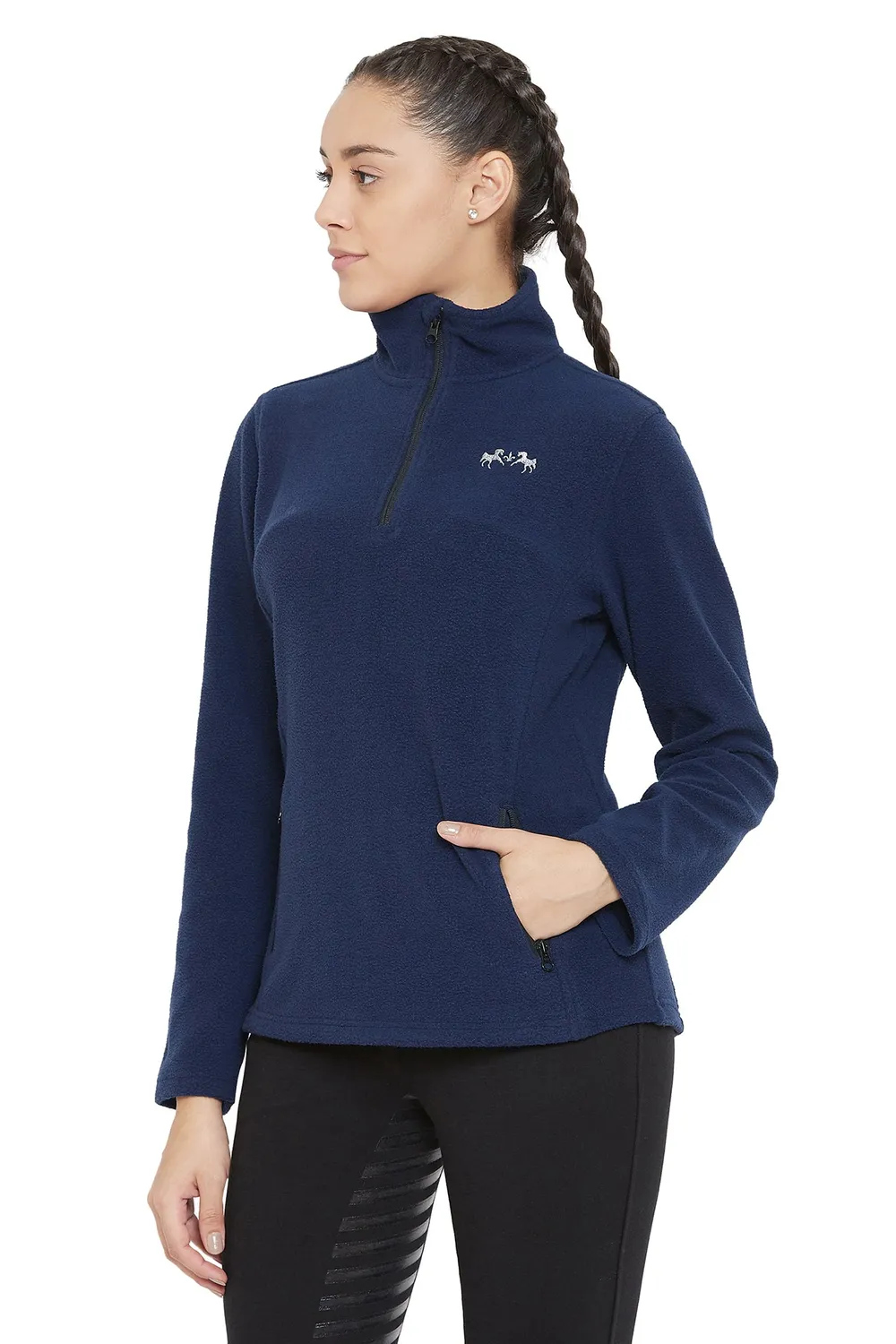 Equine Couture Ladies Pull Over trui saffron warme staltrui
