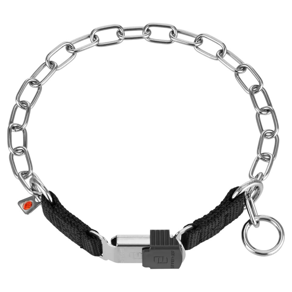 Herm Sprenger Halsketting ClicLock 3,0mm RVS 54cm
