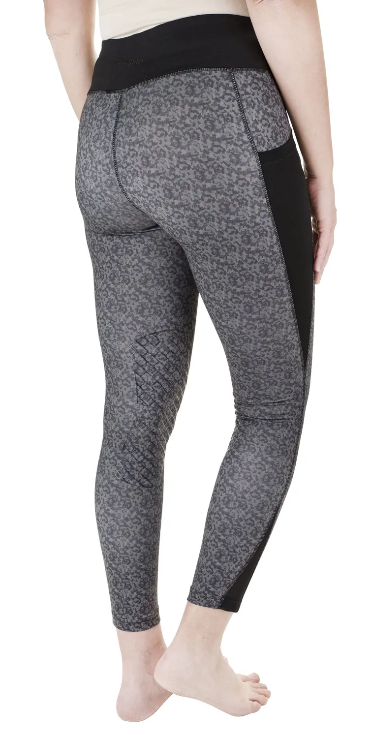 TuffRider Minerva Camo rijlegging Black/Charcoal ademend