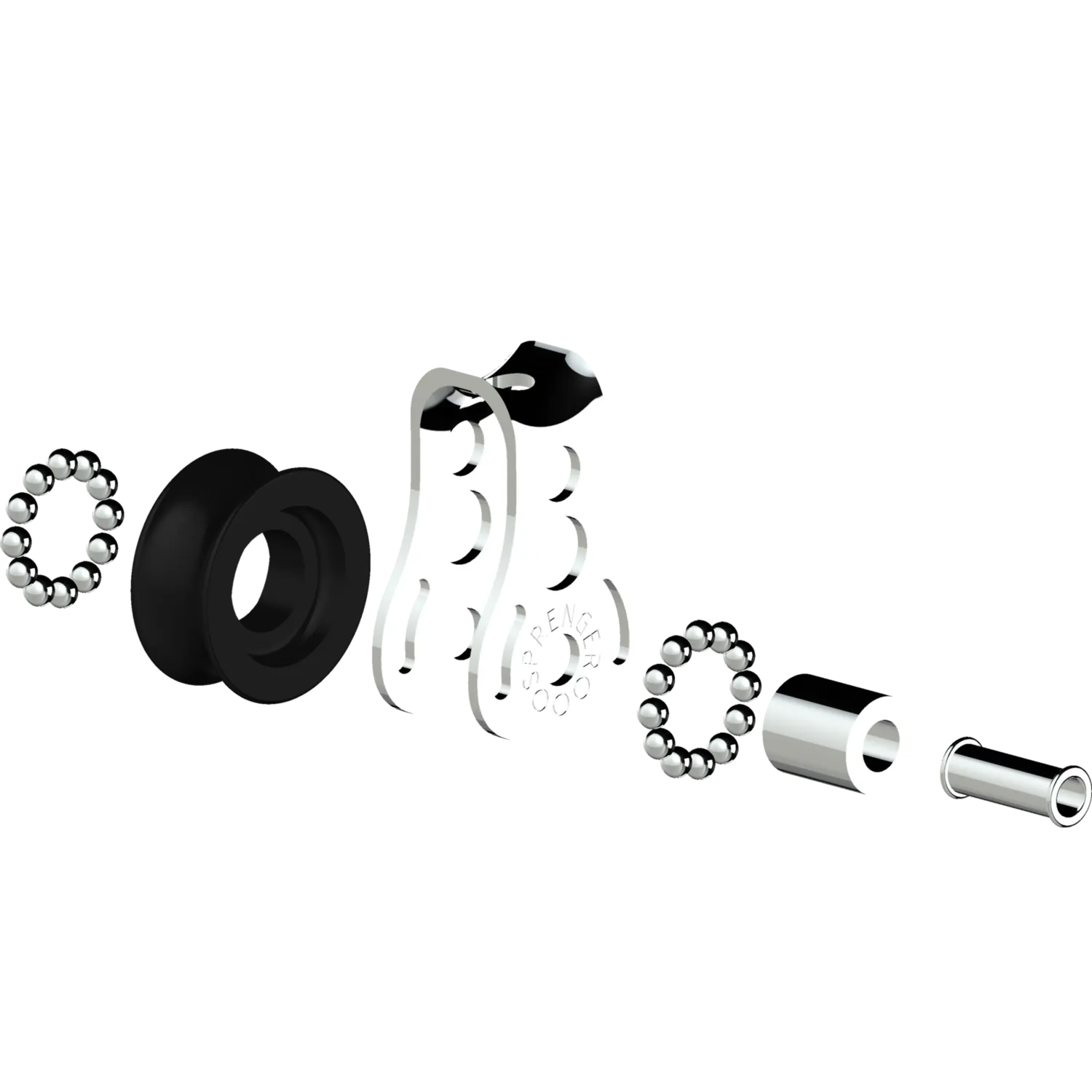Herm Sprenger Micro XS blok 6 mm enkel met beugel