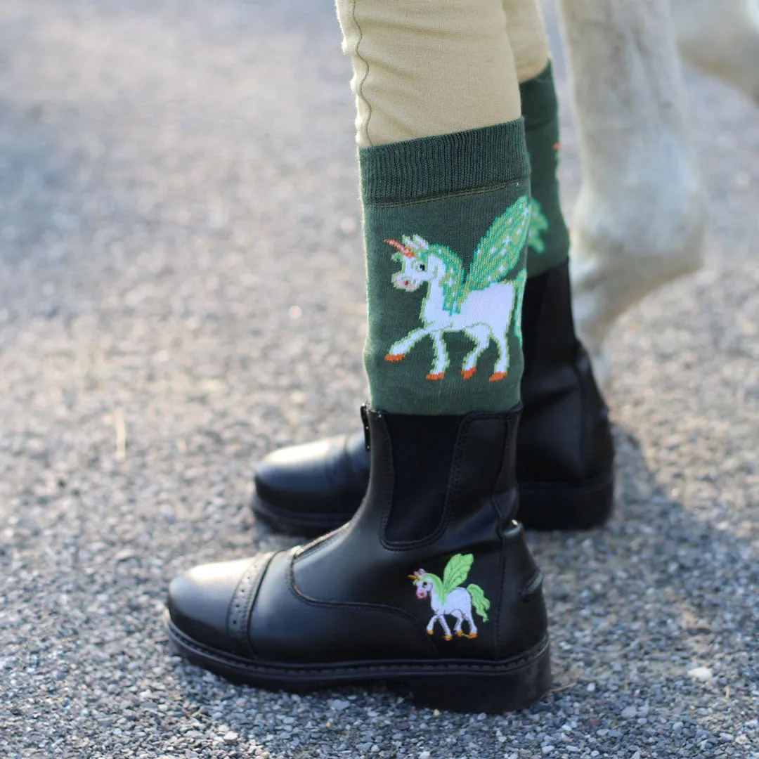 TuffRider Unicorn rijlaarzen Black rits kind stevig