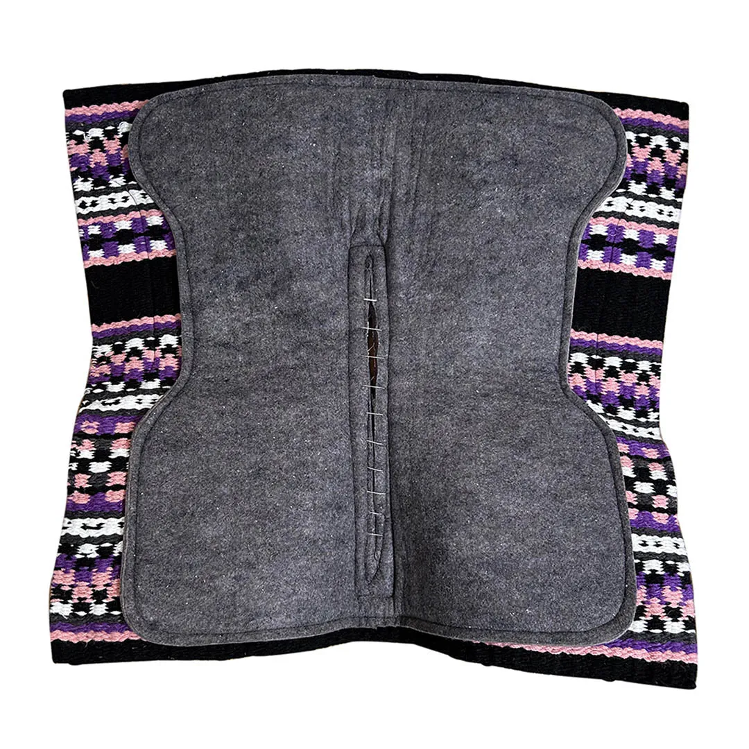 TuffRider Range western zadelpad 34x36 wol vilt