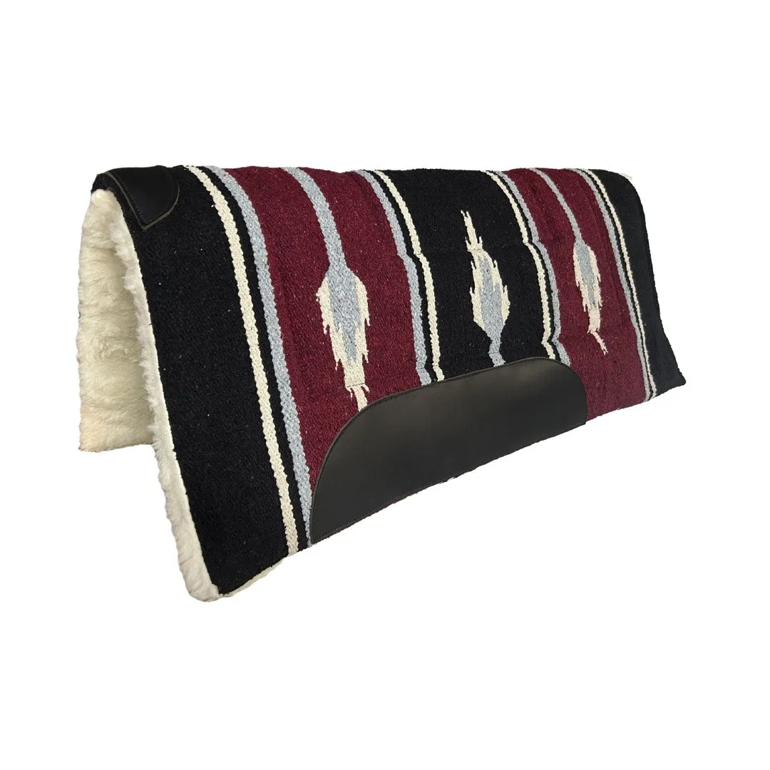 TuffRider Feather zadelpad western acryl streep 32x32