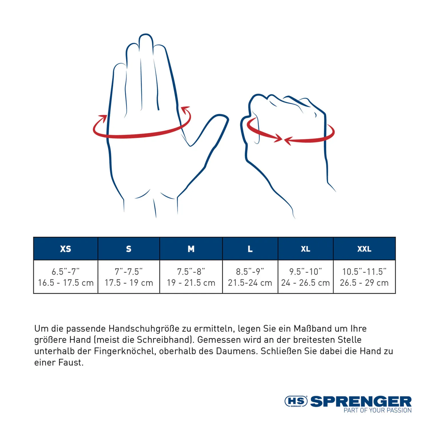 HS Sprenger Flexgrip Expert handschoen M