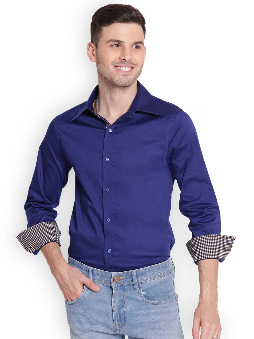 TuffRider Adey overhemd heren stretch katoen