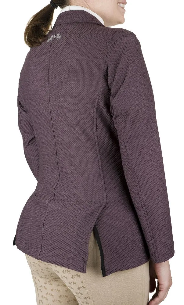 Equine Couture EquiVent 4-Snap wedstrijdjas zwart