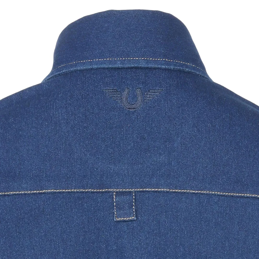 TuffRider Cody western blouse dames denim stretch
