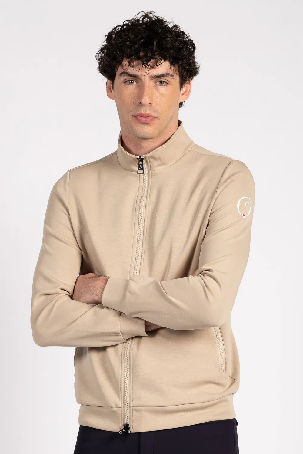 Vestrum Caph sweater heren met rits katoen